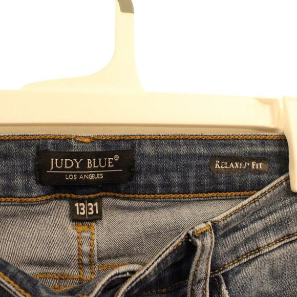 Judy Blue Women's Jeans Size 13/31 Stretch Denim Mid-Rise Slim Fit‎ Blue - Picture 4 of 10